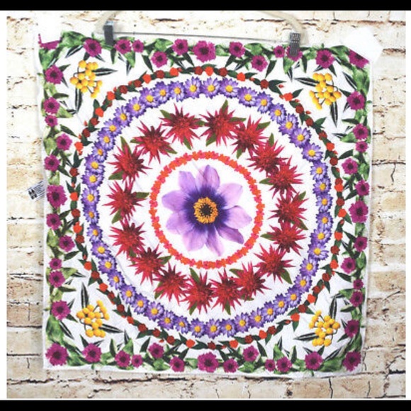 Bohemian Spring Floral Scarf - Picture 1 of 2